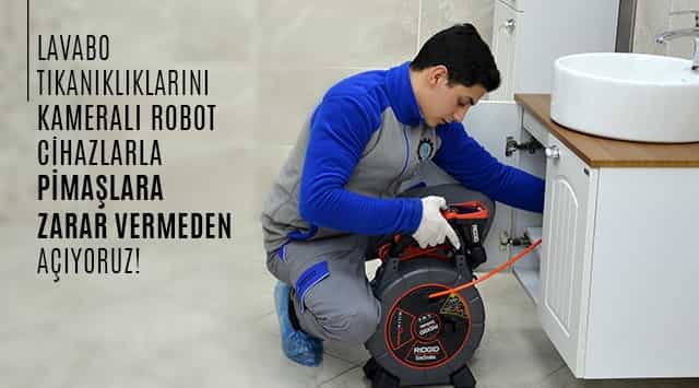 Lavabo tıkanıklığı açma